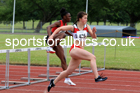 Womens under-20s 100 metres hurdles, 2022 Northern Senior and Under-20 Champs., Wavertree Athletics Centre, Liverpool. Photo: David T. Hewitson/Sports for All Pics
